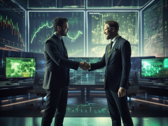 business men shaking hands
